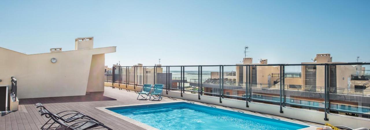 Sunset Home Olhao- Modern 3 Bed Luxury Apartment With Rooftop Pool Ngoại thất bức ảnh
